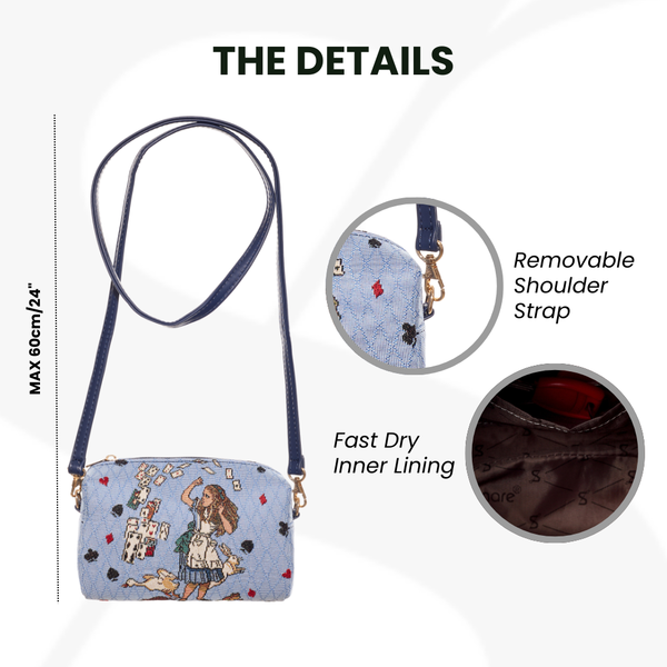Signare Alice In Wonderland Nothing But Cards - Hip Bag