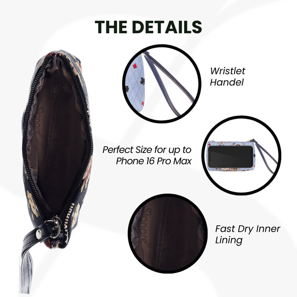 Signare Alice In Wonderland Nothing But Cards - Wristlet