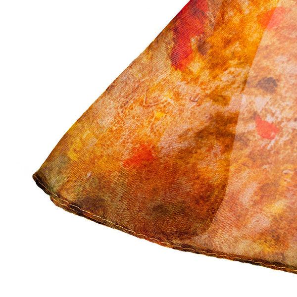 Signare Claude Monet Poppy Field - 100% Pure Silk Scarf