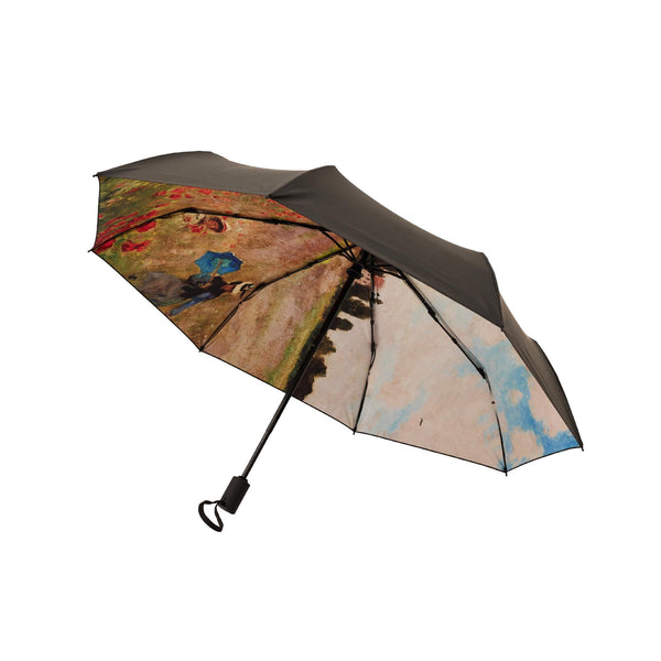 signare Claude Monet Poppy Field - Automatic Reverse Umbrella