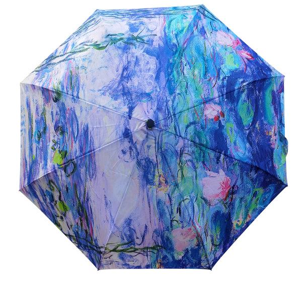 Signare Claude Monet Water Lily - Art Folding Umbrella