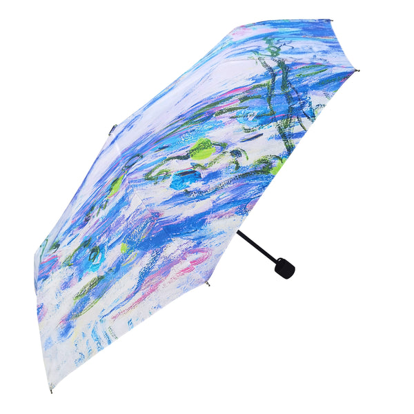 Signare Claude Monet Water Lily - Art Folding Umbrella