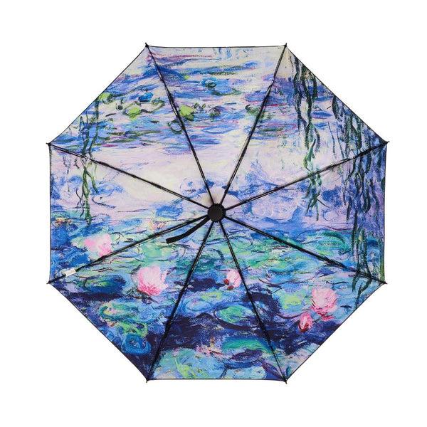Signare Claude Monet Waterlily - Automatic Reverse Umbrella