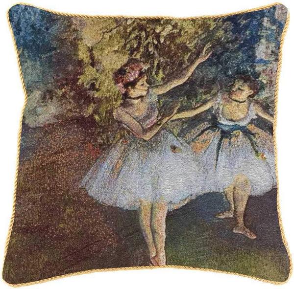 signare E.Degas Two Dancers on a Stage - Cushion Cover Art 45cm*45cm