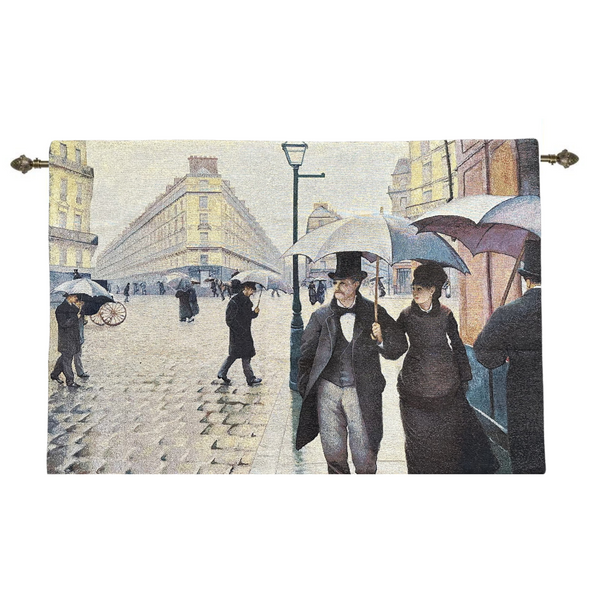 signare G Caillebotte Paris Street - Wall Hanging 123cm x 84cm (120 rod)