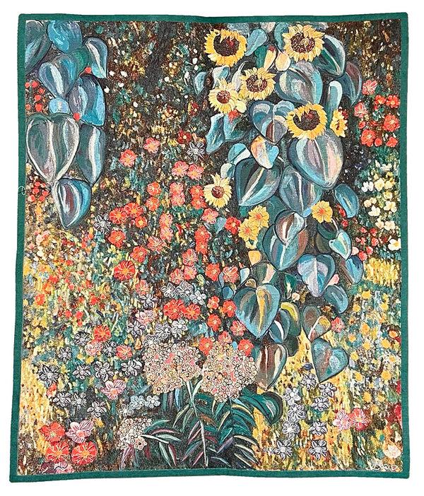 Signare Gustav Klimt Country Garden - Wall Hanging 119cm X 140cm (70 Rod)