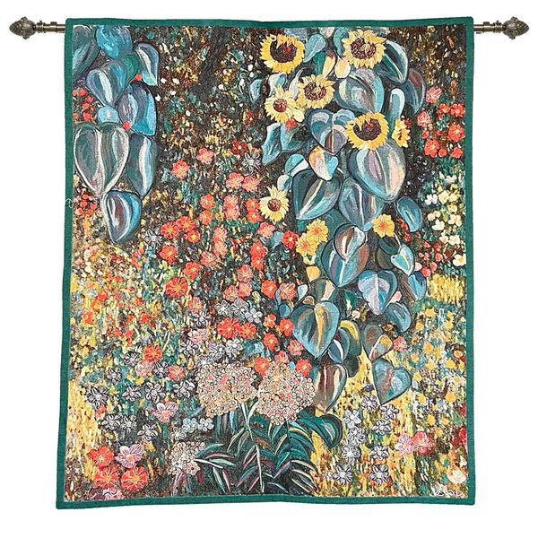 signare Gustav Klimt Country Garden - Wall Hanging 119cm x 140cm (70 rod)