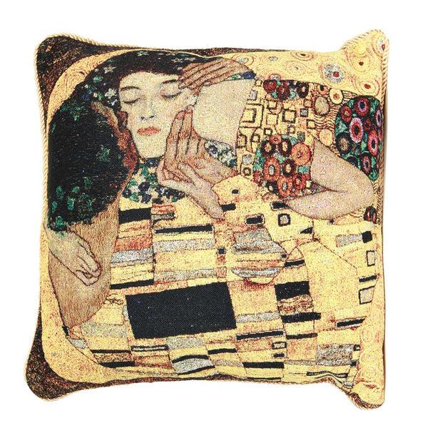 signare Gustav Klimt Gold Kiss - Cushion Cover Art 45cm*45cm