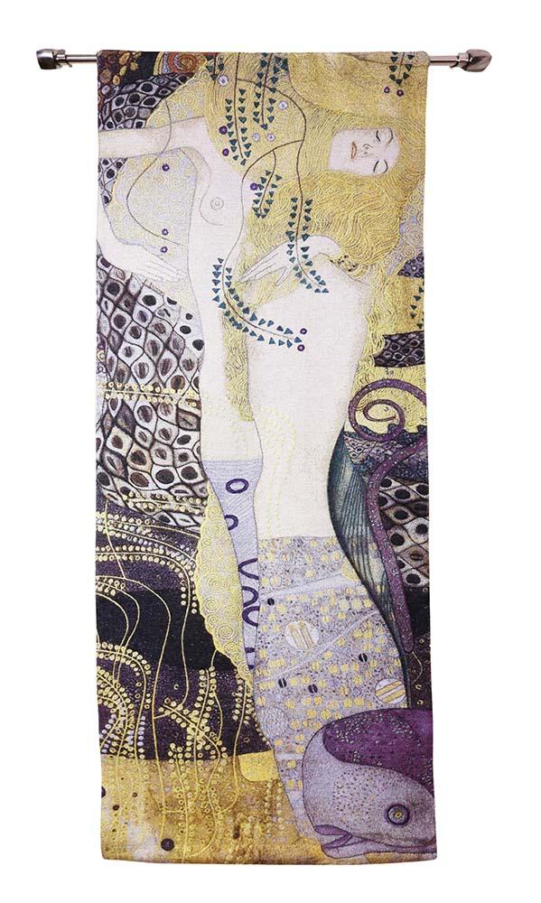 signare Gustav Klimt Portrait of Sea Serpent - Wall Hanging 68cm x 173cm (70 rod)