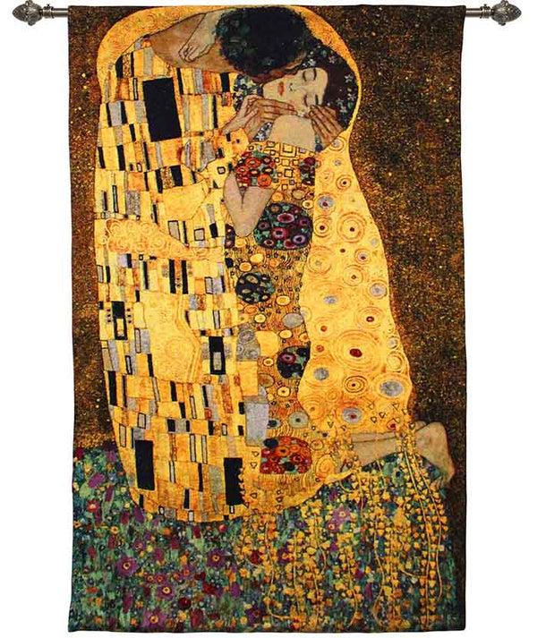 signare Gustav Klimt The Kiss - Wall Hanging 90cm x 138cm (70 rod)