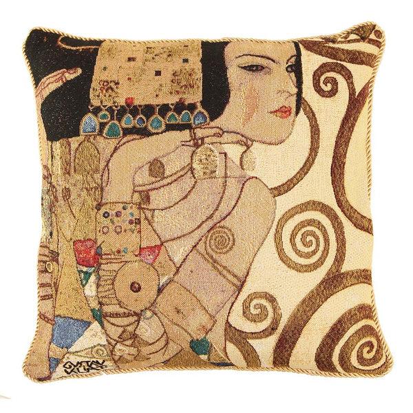 signare Gustav Klimt Tree of Life Lady - Cushion Cover Art 45cm*45cm