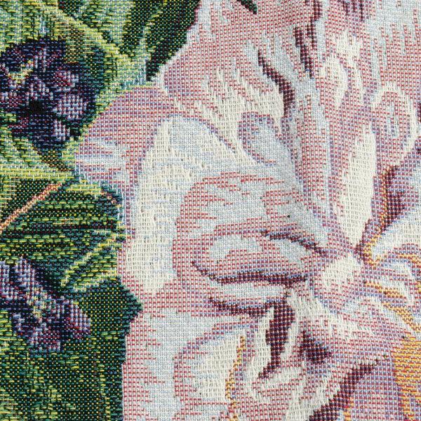 Signare J Huysum Hollyhocks In A Vase - Wall Hanging 100cm X 138cm (70 Rod)