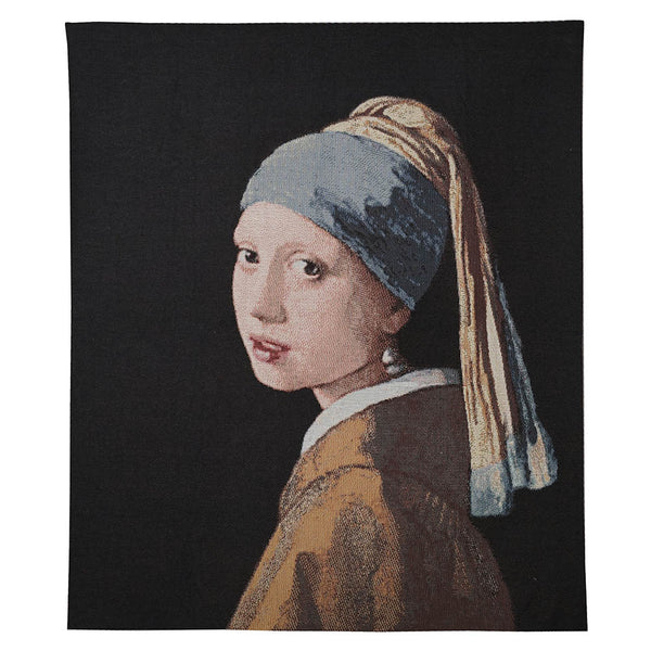 Signare J Vermeer Girl With Pearl Earring - Wall Hanging 69cm X 80cm (70 Rod)