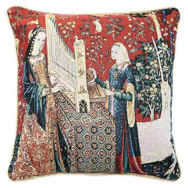 signare Lady and Unicorn Sense of Hearing - Cushion Cover Art 45cm*45cm