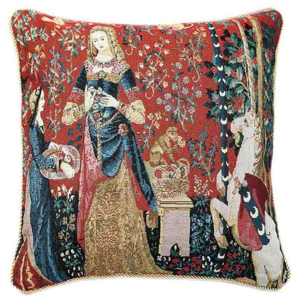 signare Lady and Unicorn Sense of Smell - Cushion Cover Art 45cm*45cm