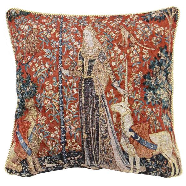 signare Lady and Unicorn Sense of Touch - Cushion Cover Art 45cm*45cm