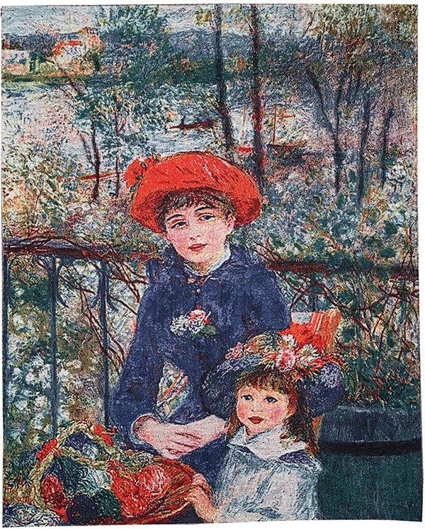 Signare P A Renoir Two Sisters - Wall Hanging 68cm X 88cm (70 Rod)
