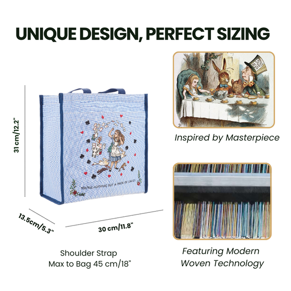 Signare Alice In Wonderland Tea Party - Shopper Bag