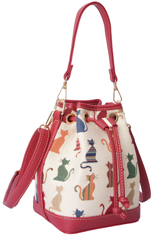 Signare Cheeky Cat - Bucket Bag