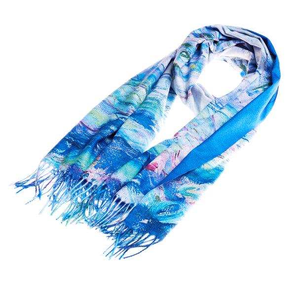 Signare Claude Monet Water Lilies - Art Pashmina