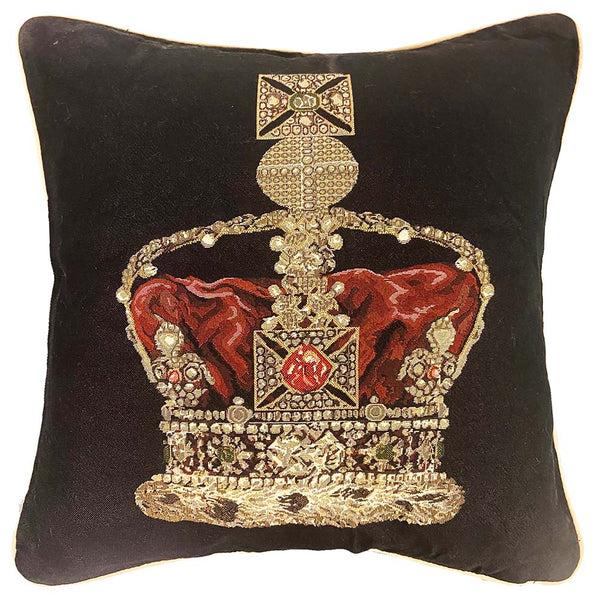 signare Crown Black - Cushion Cover 45cm*45cm