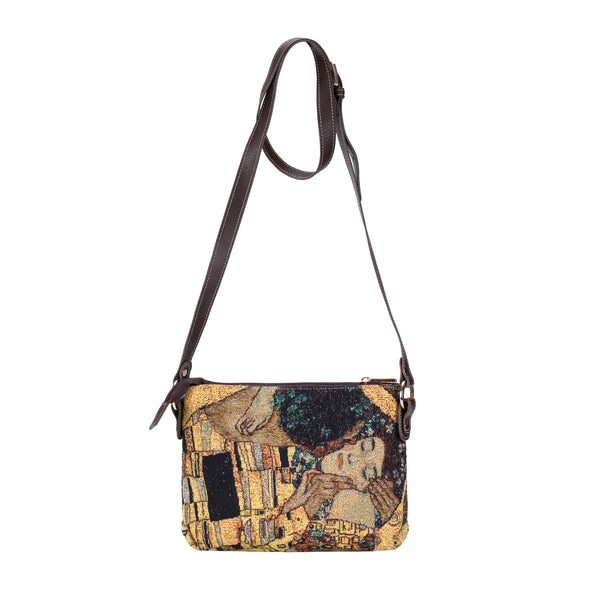 Signare Gustav Klimt Gold Kiss - Cross Body Bag