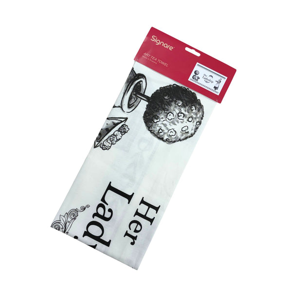 signare Her Ladyship - Art Tea Towel