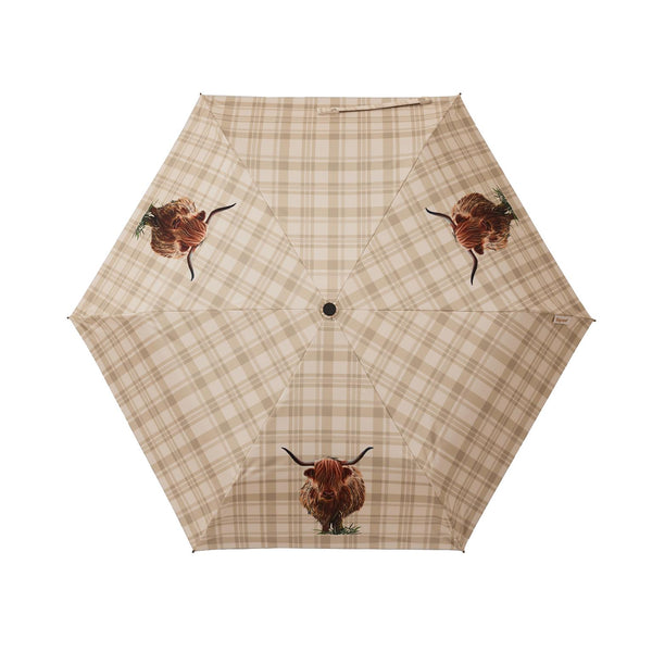 Signare Highland Cow - Automatic Folding Umbrella