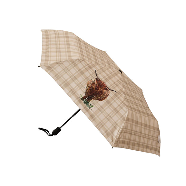signare Highland Cow - Automatic Folding Umbrella