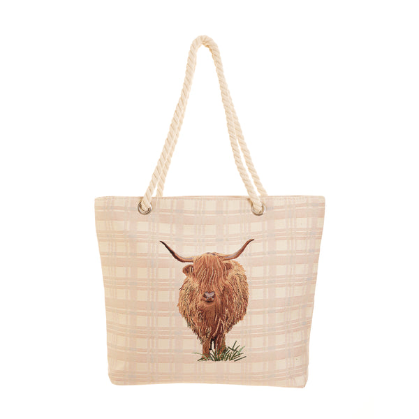 signare Highland Cow - Beach Bag