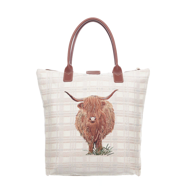 Signare Highland Cow - Folding Bag