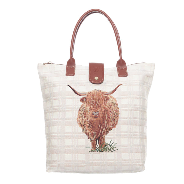 signare Highland Cow - Folding Bag