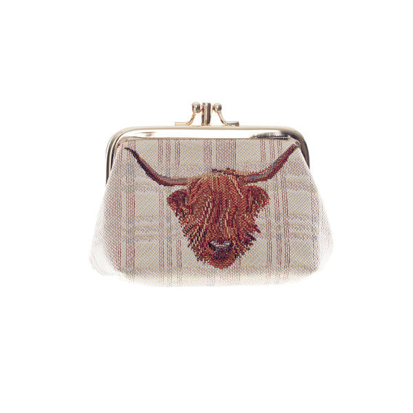signare Highland Cow - Frame Purse