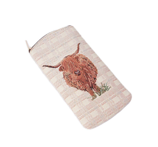 Signare Highland Cow - Glasses Case
