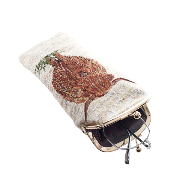 Signare Highland Cow - Glasses Pouch