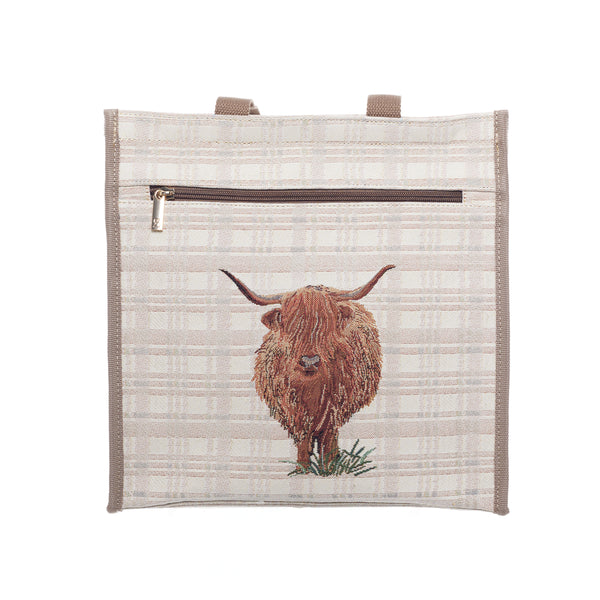 Signare Highland Cow - Shopper Bag