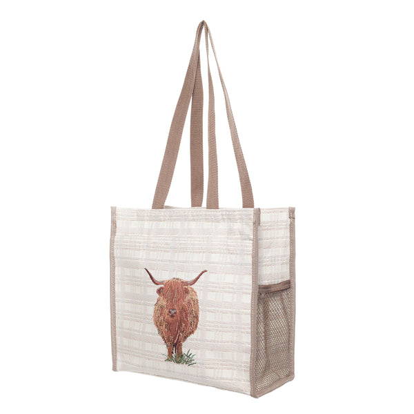 Signare Highland Cow - Shopper Bag