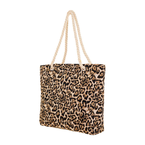 Signare Leopard Print - Beach Bag