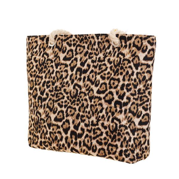 Signare Leopard Print - Beach Bag