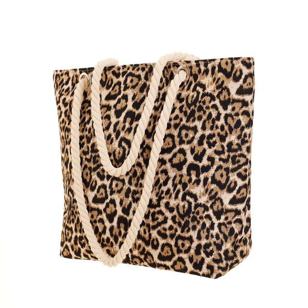 Signare Leopard Print - Beach Bag