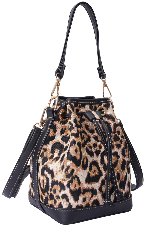 Signare Leopard Print - Bucket Bag
