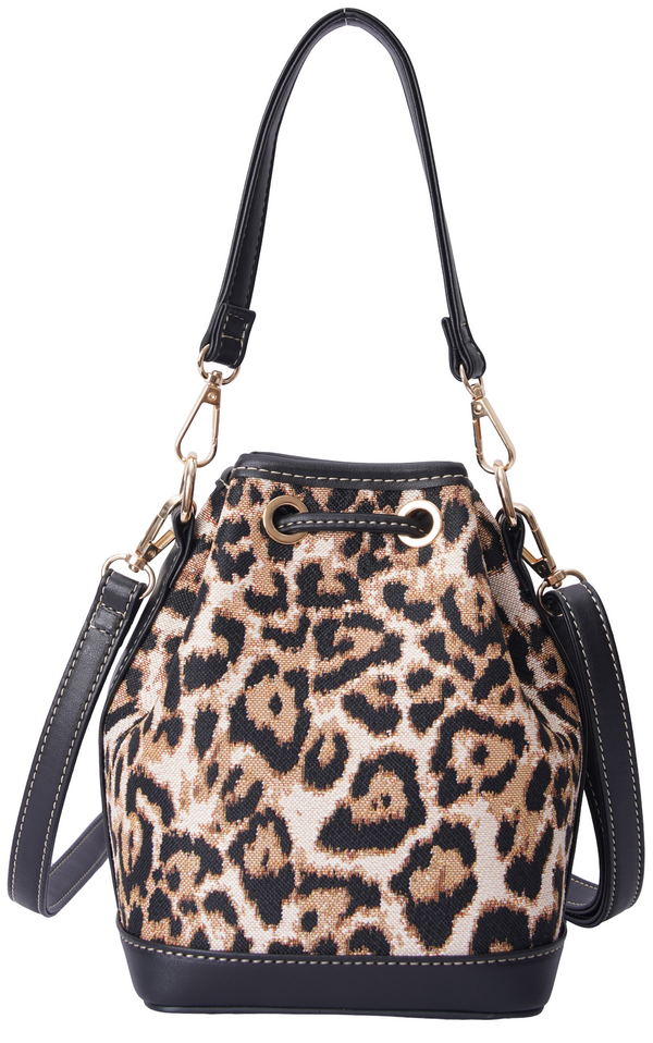 Signare Leopard Print - Bucket Bag