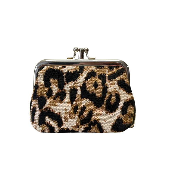 signare Leopard Print - Frame Purse