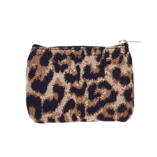 signare Leopard Print - Zip Coin Purse