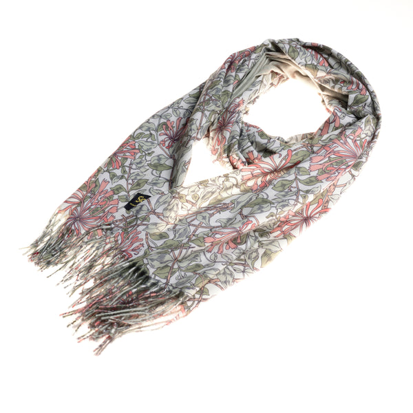 Signare May Morris Honeysuckle - Art Pashmina