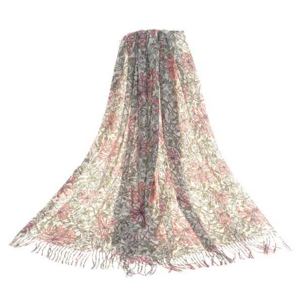 signare May Morris Honeysuckle - Art Pashmina