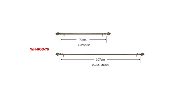 Signare Metal Rod For Wall Hangings