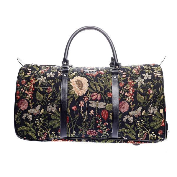 Signare Morning Garden Black - Pull Holdall
