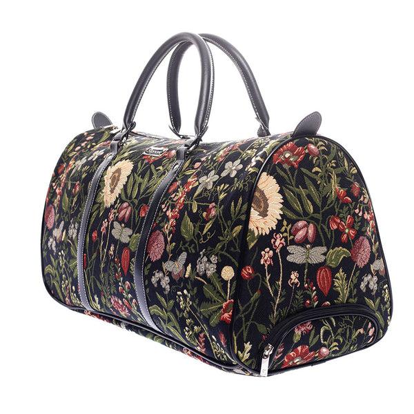 Signare Morning Garden Black - Pull Holdall