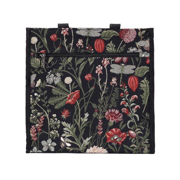Signare Morning Garden Black - Shopper Bag
